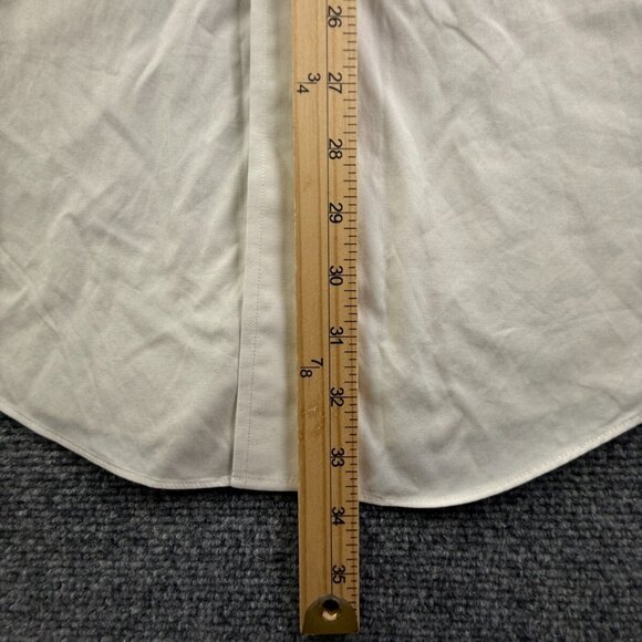 Brooks Brothers White Long Sleeve 17 33 Slim Fit Non Iron Button Up Shirt *** - Picture 4 of 16